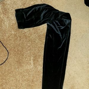 Velvet leggings
